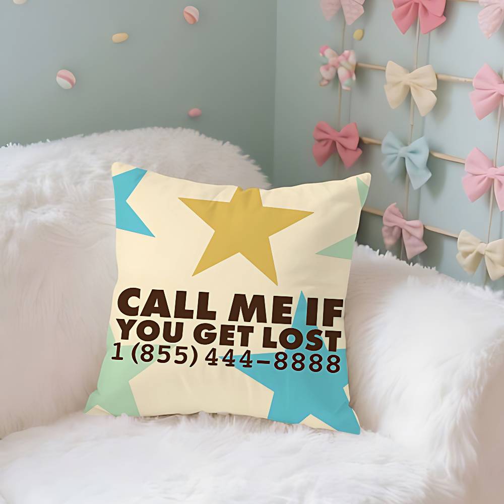 Tyler The Creator CALL ME IF YOU GET LOST Case Plush Fabric Soft Pillowcase Double Sided Print Cushion Cover Household Gifts