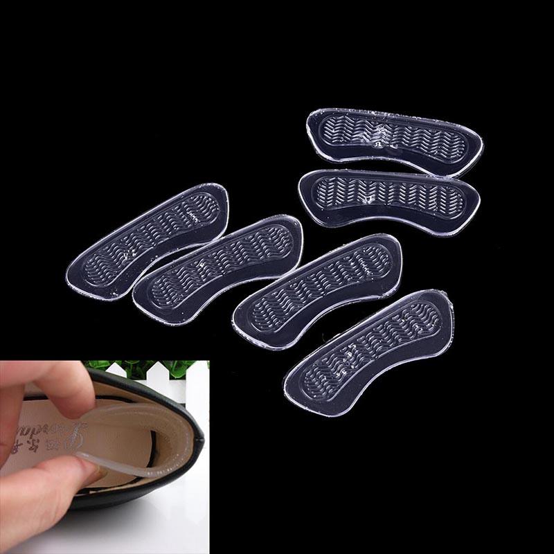 1 Pair Silicone Gel Heel Grip Back Liner Shoe Insole Pad Foot Care Protector