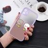 Cartoon Peach Mochi Cat Phone Case For iPhone 11 12 13 14 15 Pro MAX 7 8 Plus Case For iPhone X XS MAX XR Cover Shockproof Funda