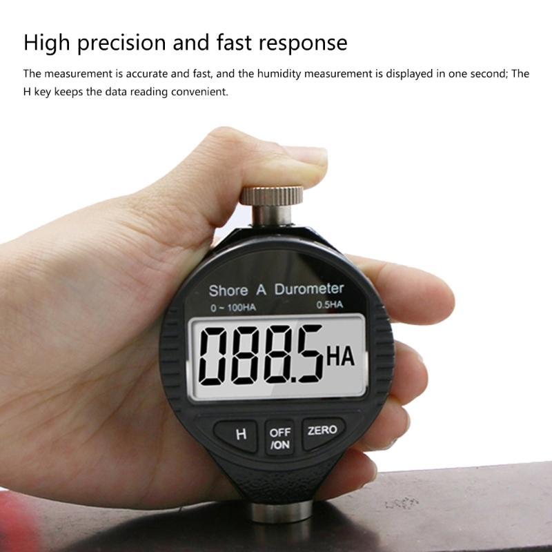High Accuracy Portable HA HD HC Digital Display Tire Durometer Sclerometer Rubber Hardness Tester Meter Gauge Paragraph