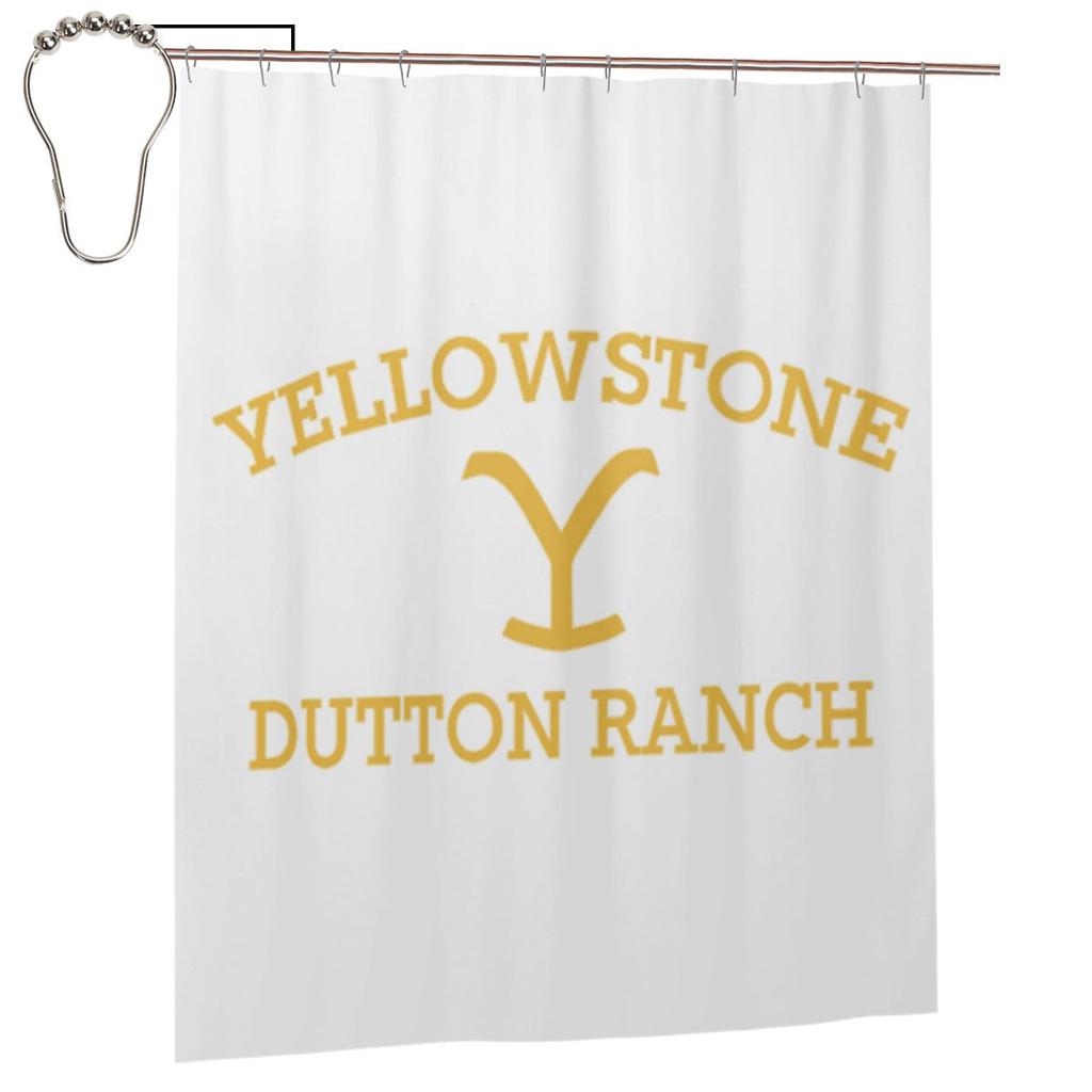 Yllowstone Dtton Ranch Shower Curtain Bathroom Polyester Waterproof Bath Curtains With Hooks