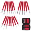 36Pcs Terminal Pin Removal Tool Kit Stainless Steel Pin Extractor Tool Reusable Electrical Wire Connector Pin Release Tool Auto