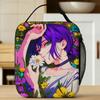 C-Chainsaws Man Reze Insulated Lunch Bags Cooler Bag Reusable,Lunch Container Cartoon Portable Tote Lunch Box for Men Women