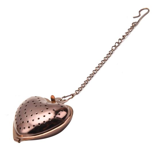 Tea Strainer Heart Shape Rust-free 304 Stainless Steel Rapid-penetration Tea Infuser for Mug
