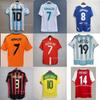 Vintage Football Jersey AC Luo Milan Zidane Malboca Carlos Nedroba Joe Beckham Jersey
