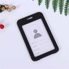 Plastic Double Sided Transparent Employees Work School Credential Badge Office Pass Id Card Holder Accessories Lanyard Decor