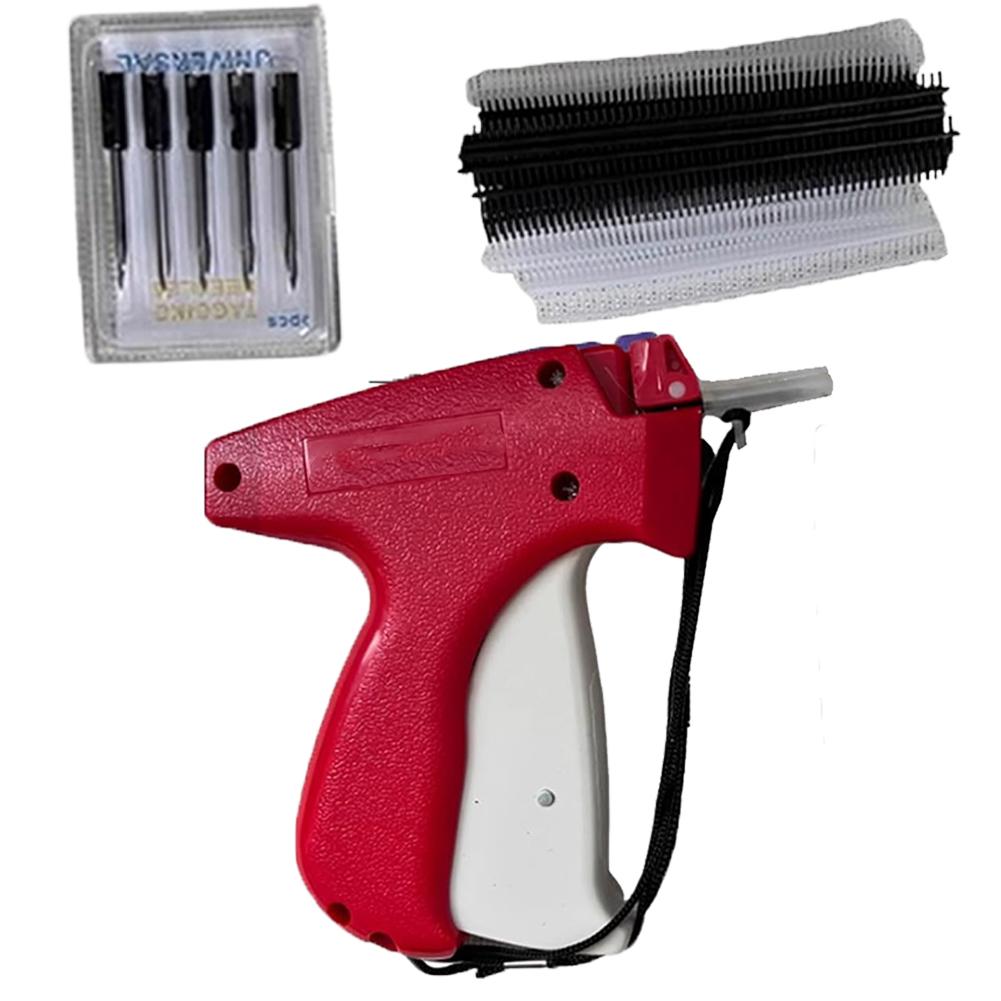 Price Label Gun with 6 Needles Mini Stitch Gun Stitch Hemming Gun Tagging Stitch Tool Sewing Machine for Clothes Socks Hats