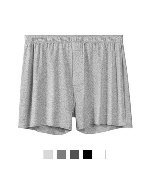 

[Undersmith] Basic Solid Cotton Spandex Men s Boxer Trunks [Shipped from Korea] 100% Authentic White - 115