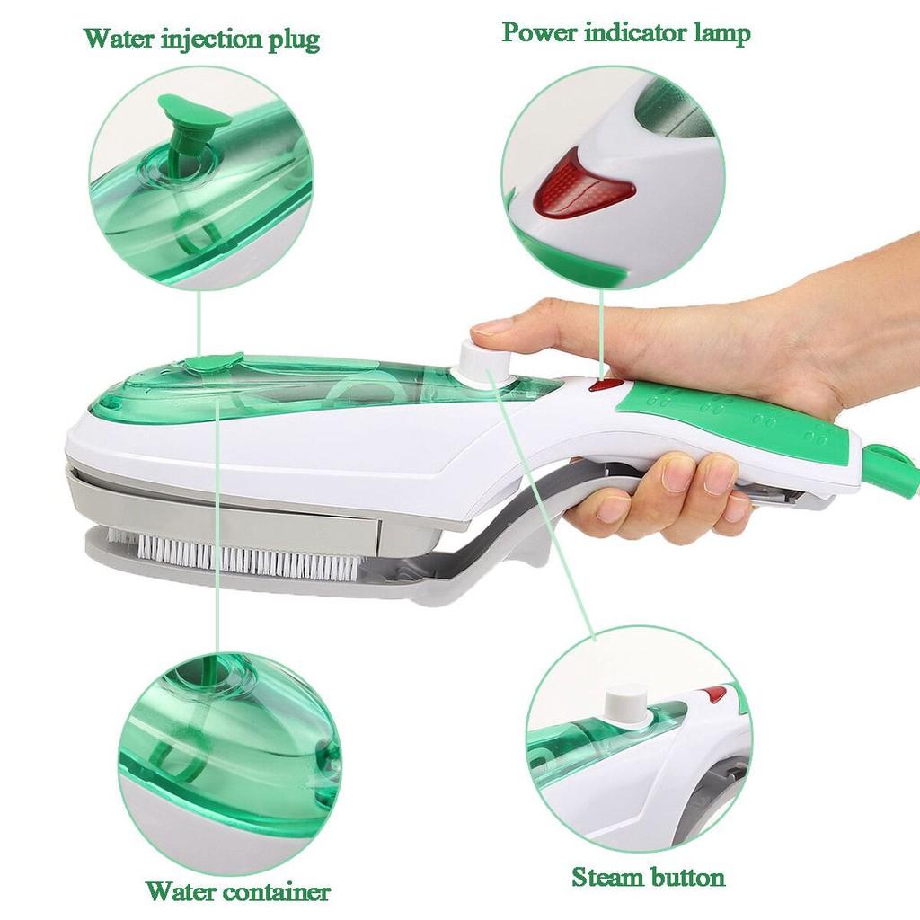 1000W Handheld Garment Steamer Brush Portable Steam Iron Clothes Generator Ironing Steamer 220-230V