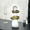 Ceramic Handicrafts Pile Pebbles Geometric Crystal Balls Stacked Stone Statue Decorative Figurines Home Decoration Accessories
