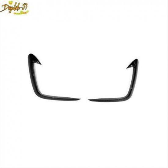 Glossy Black Front Fog Lamp Light Eyebrow Trim For Hyundai Tucson - New
