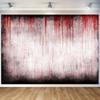 1pc Halloween Horror Photography Background - The effect of red blood drops on a textured white background, polyester
