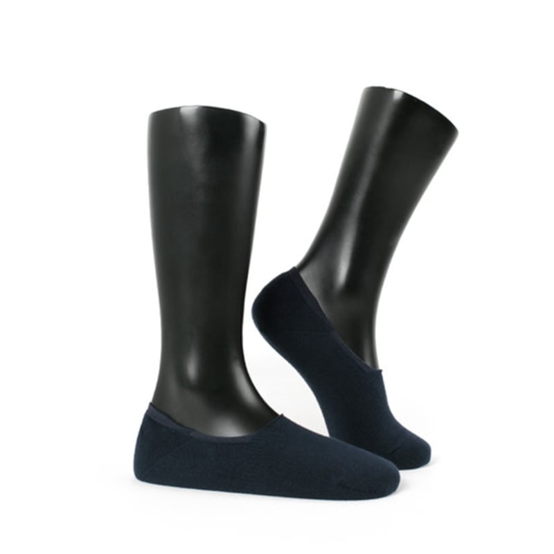 Abiruz Women's Non-Slip Fake Socks Navy GK-15