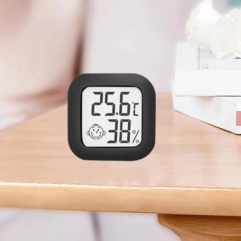 Temeo Teploměr Vlhkoměr Hygro Indikátor Pro Stolní Nebo Nástěnnou Montáž S Ukazatelem Klimatu Místnosti Přenosný Vlhkoměr