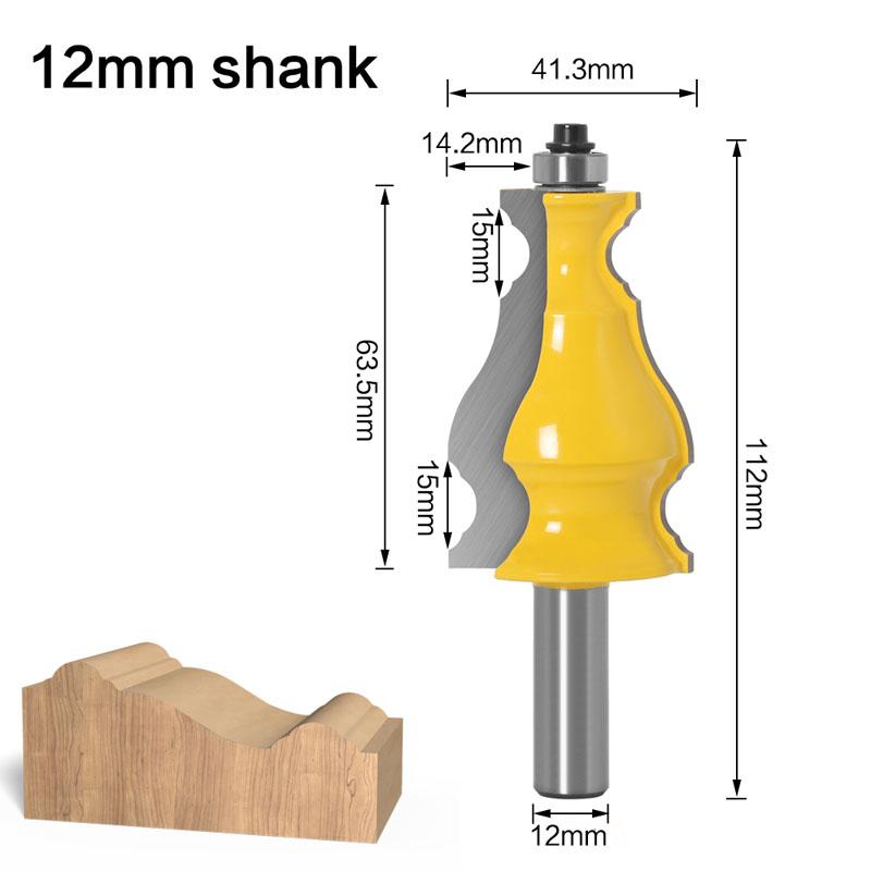 8mm 12mm 1/2 zoll Schaft Bilderrahmen Router Bits Zapfen Wolframcarbid Linie Bit Holzbearbeitung Fräser für Holz