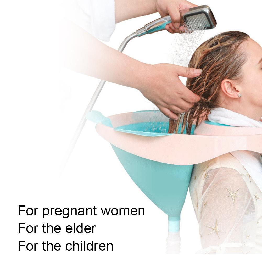 Shampoo Basin Household Hair Washing Basin Tray for Pregnant Women Elderly Children