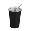 304 Stainless Steel Portable Cup with Straw and Lid