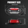 2x License Number Plate Light Lamp 12V 24V Car LED License Plate Rear Tail Light