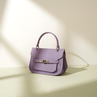 New Small Square Bag Cowhide Underarm Shoulder Crossbody Leather Women's Bag