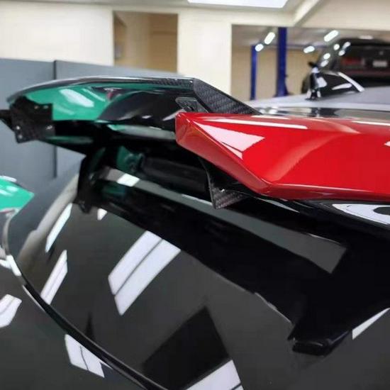 AEROSTOP Carbon Fiber Roof Spoiler for Toyota GR Yaris KUHL Style