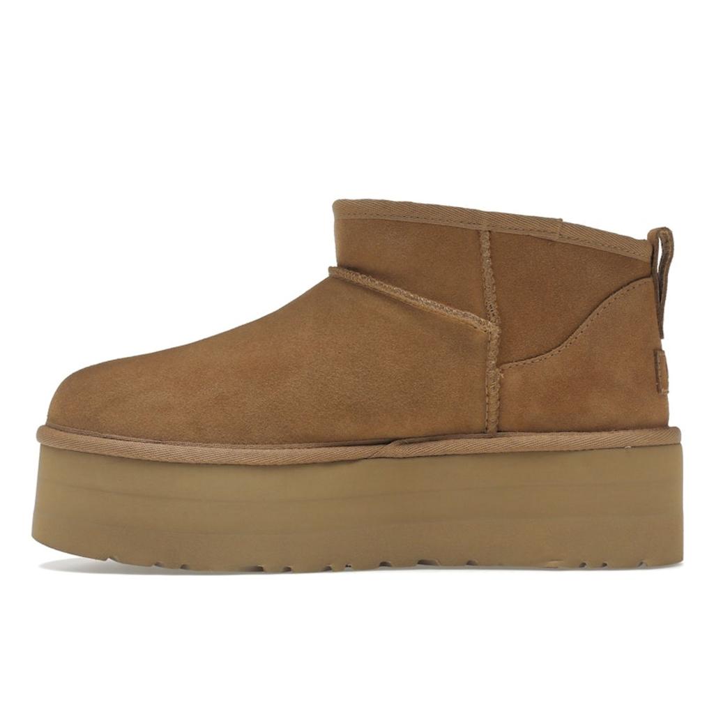 UGG Klassisk Ultra Mini Plattformstøvel Chestnut Damesneakers Brun 1135092-CHE