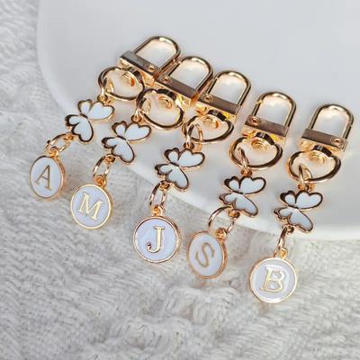 Letter Butterfly Keychain Backpack Pendant Gift for Best Friends Couple Family Keychain Pendant