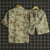 Hawaiian Floral Short-Sleeve Shirt Set for Men - Trendy Beachwear & Vacation Outfit