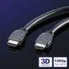 Câble de raccordement HDMI High Speed - Value - 3m - Noir - Gris - Blindé