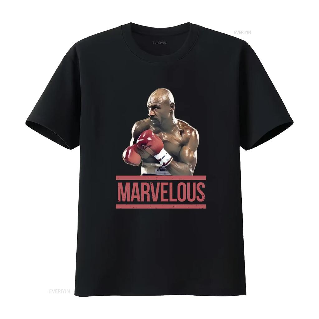 Marvelous Marvin Hagler Boxer Boxing Legend Retro Vintage Mens T Shirt DGV vintage Washed graph