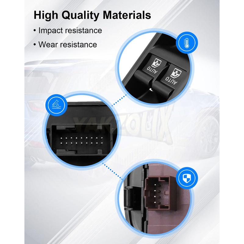 Left Hand Driver Side Power Window Mirror Control Switch for Jeep Compass 2017 2018 6BZ27LXHAA 735646457