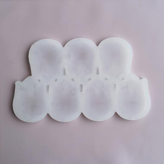 Practical Heat Resistant DIY Cake Mold Tulip Shaped Lollipop Silicone Candy Baking Accessories