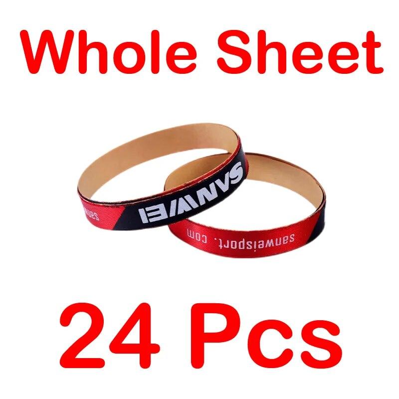 

24 шт. оригинальная SANWEI ракетка для настольного тенниса, край ленты, боковая защита, защитная лента для летучей мыши для пинг-понга красный