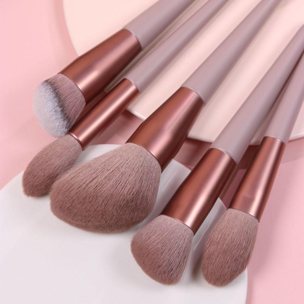 13Pcs/Set Furry Professional Makeup Brushes Tools Cosmetic Brush Set Eyeshadow Powder Brush Student