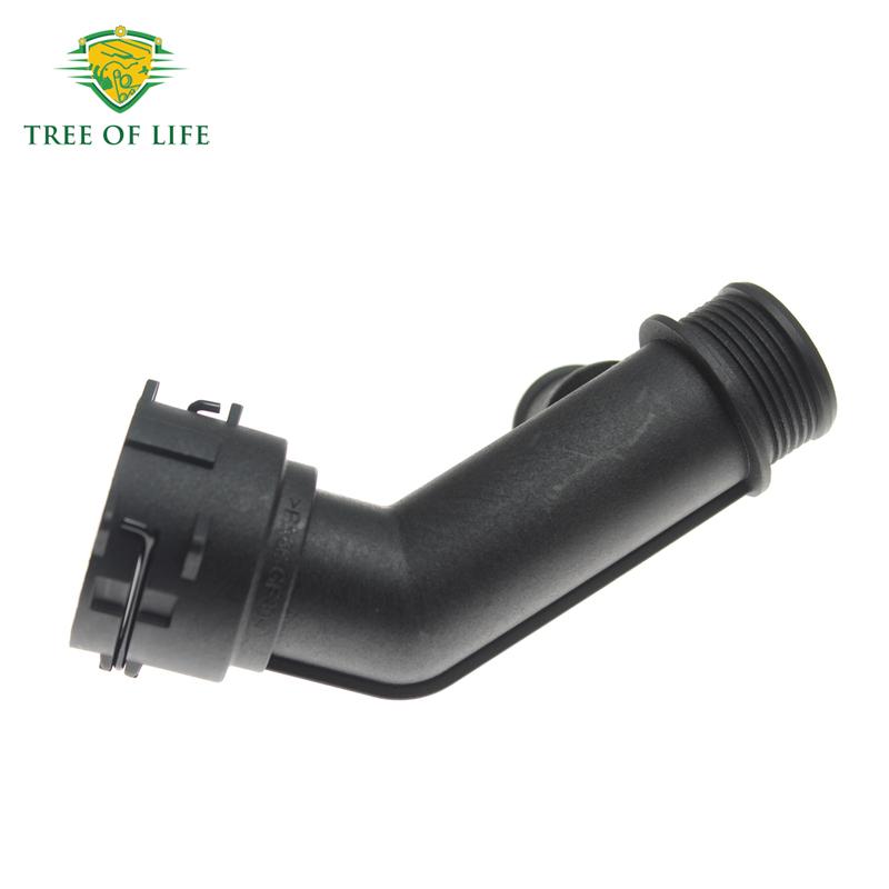 New Left Radiator Coolant Hose Adapter Lower For Volkswagen Tiguan AD 2017 2018   5QN122291F 5QN 122 291F 5NA122157AD