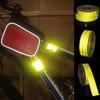 5cm*5m Fluorescent Yellow PET Reflective Waterproof Sticker Warning Reflectors Strip Diamond Grade Adhesive Tape For Truck Trail