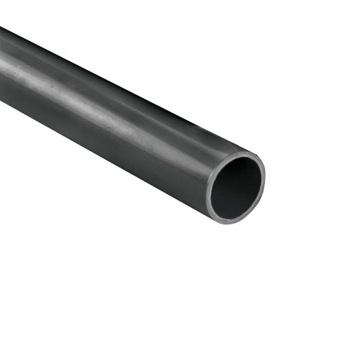 Tuyau PVC 25mm Pression PN16, 1m - PVC-U Rigide Gris
