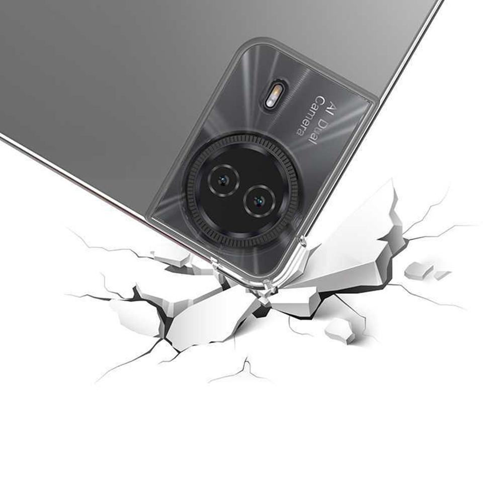 Voor Teclast T50 Plus Hoesje Vierhoekige Schokbestendige Transparante Tablet TPU Cover