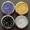 40mm Mini Digital Clock Luminous Car Clock Automobiles Internal Stick-On Watch Mechanics Quartz Clocks Auto Ornament