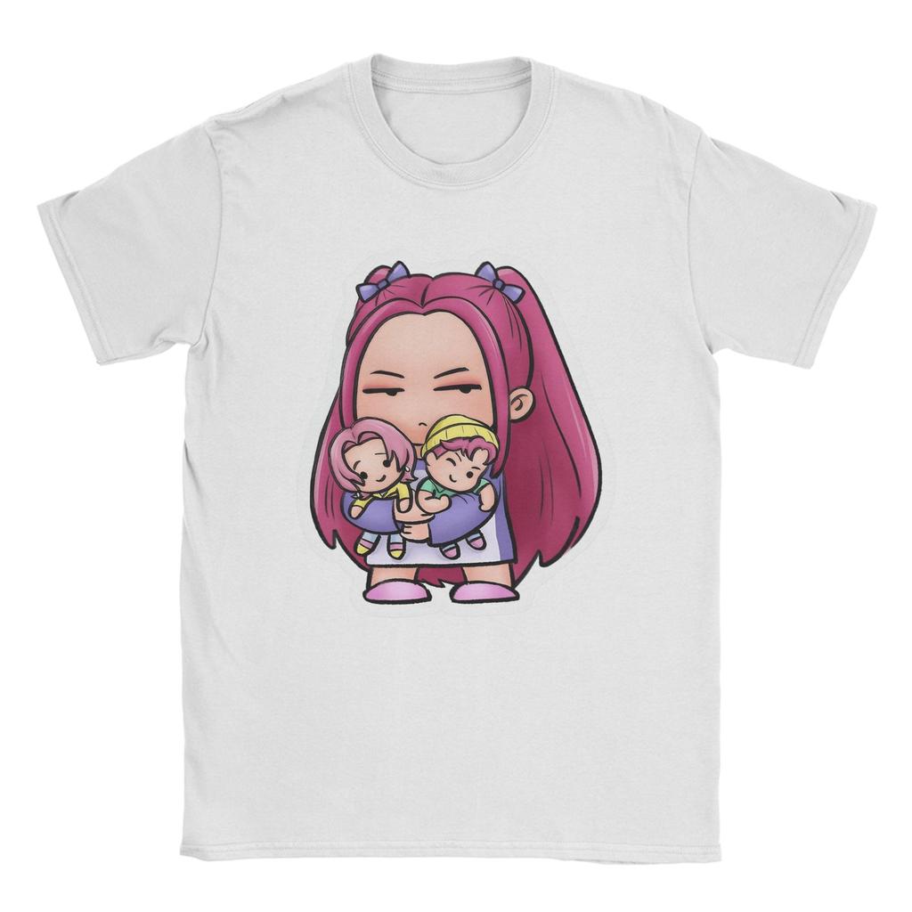 Herren Mira Fan Art von K-Pop Demon Hunters T-Shirts 100% Baumwolle Oberteile Neuheit Kurzarm Rundhalsausschnitt T-Shirts Einzigartige T-Shirts