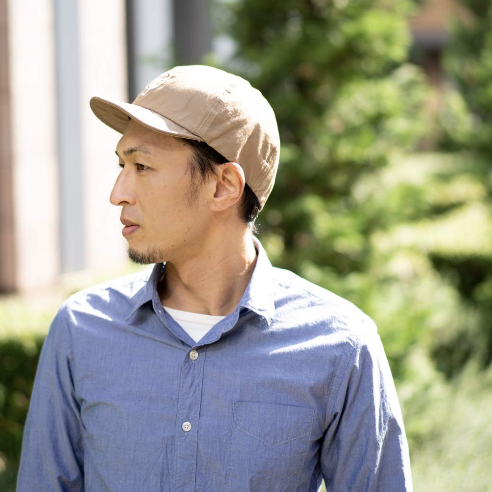 Soft Visor Cap Hat Baseball Cap BB Cap Cm Tan [Clé] 60/40 B.CAP Men's Women's 58.5-59.5