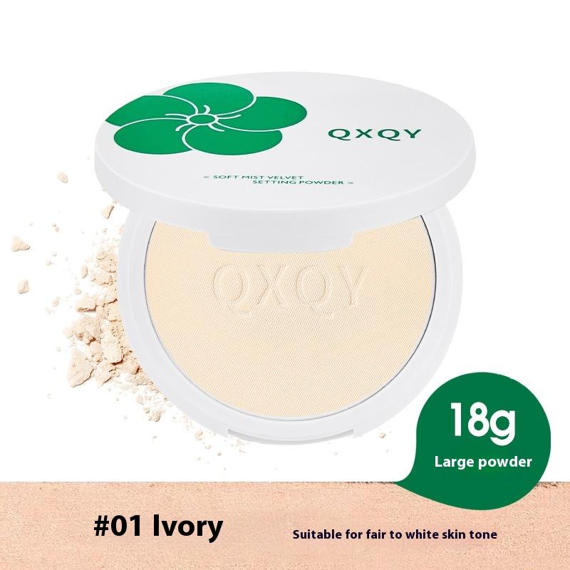 

Мягкая бархатная пудра для макияжа с эффектом спрея, контролирующая жирность, водостойкая, стойкая, матовая, натуральная, обнаженная пудра для макияжа #01