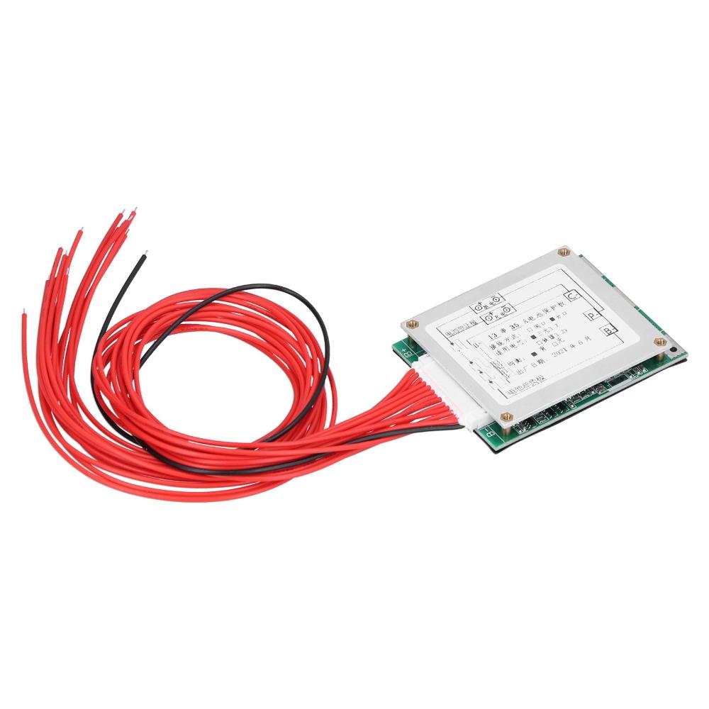 with Cable PCB Protection Board 13S 48V 35A PCB Board  For Li Ion Battery Cell Pack