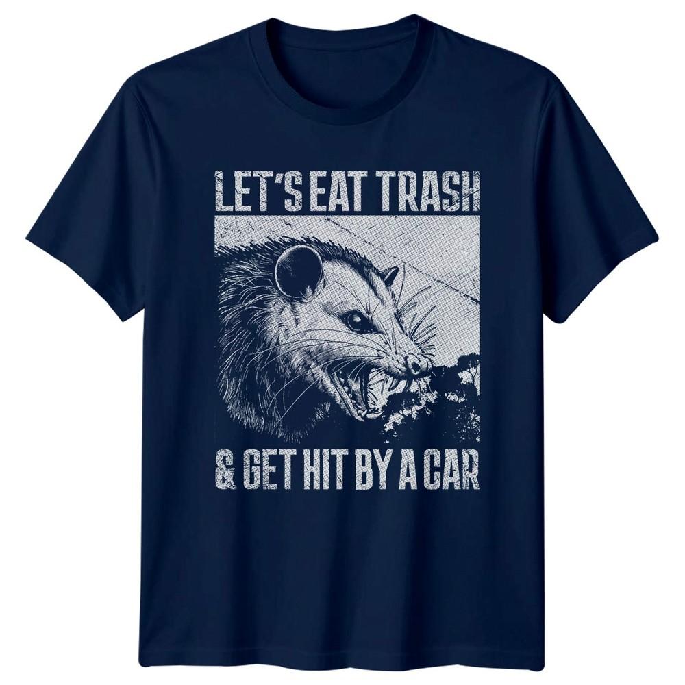 LETS EAT TRASH GET TShirt Opossum Wildlife Humor Birthday Gift