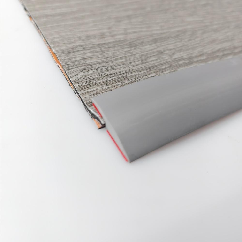 

1PC 1M Carpet To Tile Floor Transition Strip Wear-resistant Cuttable Threshold Cover Household PVC Edging Trim Strip Doorway 30mm серый