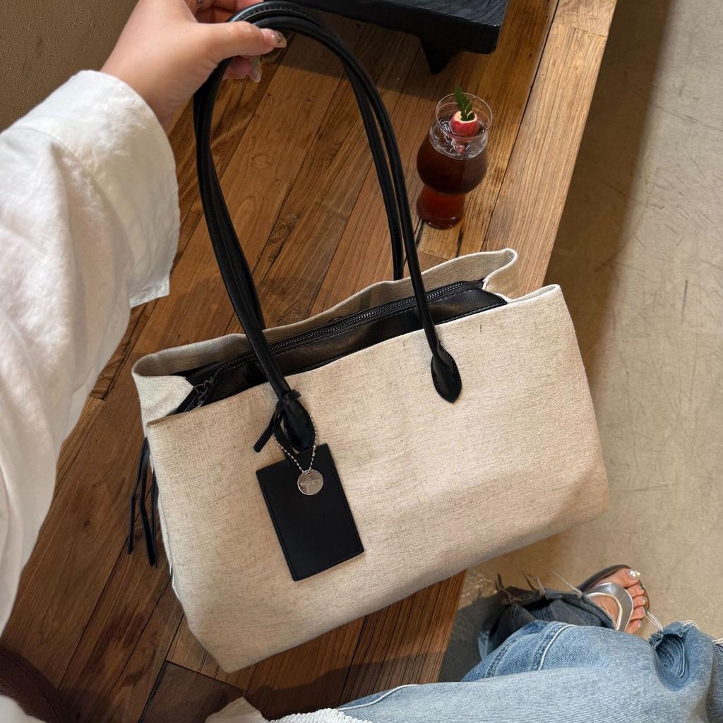 Large-capacity Tote Bag - Stylish Summer Simple Business Bag - Single-shoulder Bag