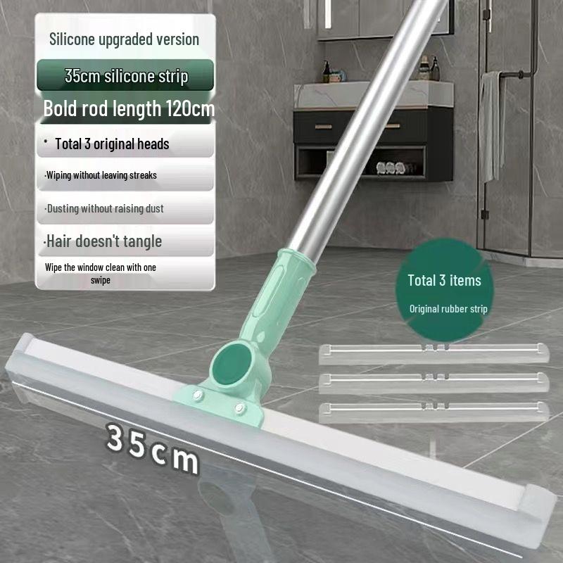 XL Silicone Magic Broom for Home, Bathroom, and Wood Floors – Ideal for Sweeping, Hair Removal, and Water Wiping