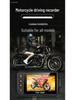 Waterproof Dual-Recording 720P HD Motorcycle Dash Cam with Front & Rear Cameras