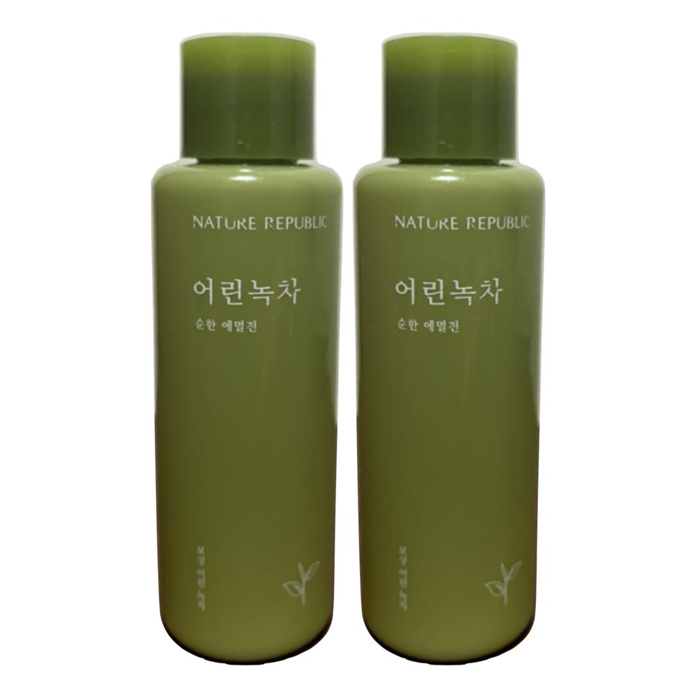 Nature Republic Young Green Tea Mild Emulsion, 155ml, 2 units