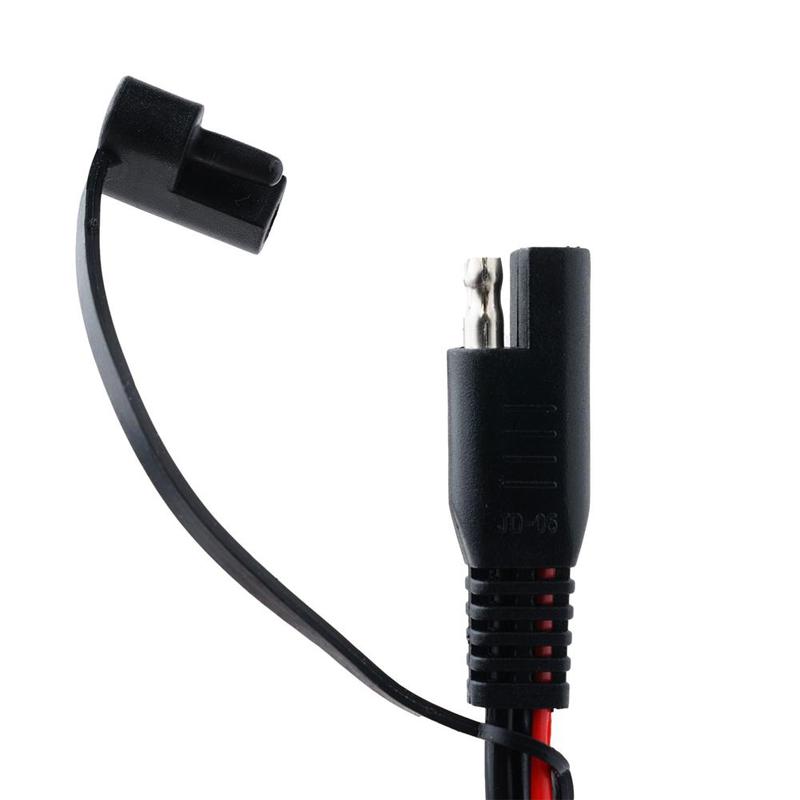 16AWG SAE Plug With Fuse Box O-Shaped Terminal Connector Sae Quick Release Connector Battery Charger Extension Adapter