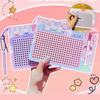 Cartoon Doodle Board Keychain Puzzle Writing Pad Bag Pendant Cute Backpack Key Chain  Kids